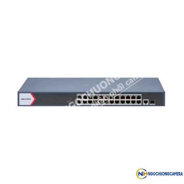 Switch mạng thông minh 24 cổng PoE Gigabit HIKVISION DS-3E1526P-EI/M