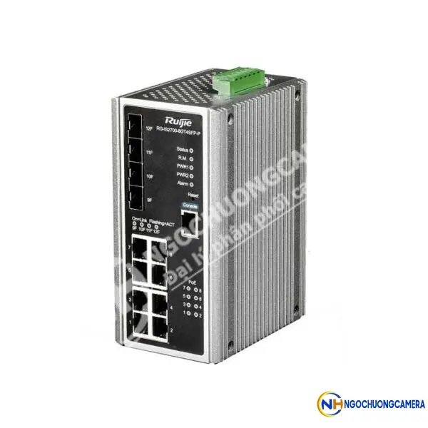 Switch PoE công nghiệp RUIJIE RG-IS2700-8GT4SFP-P