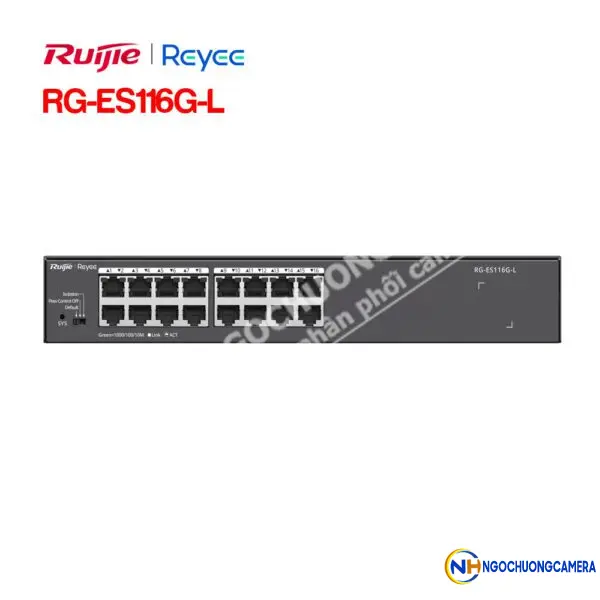 Unmanaged switch 16 cổng RUIJIE REEYE RG-ES116G-L