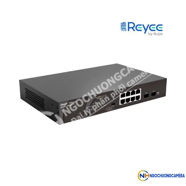 Unmanaged switch 8 cổng 10/100/1000 BASE-T PoE/PoE+ Reyee RG-ES110GDS-P