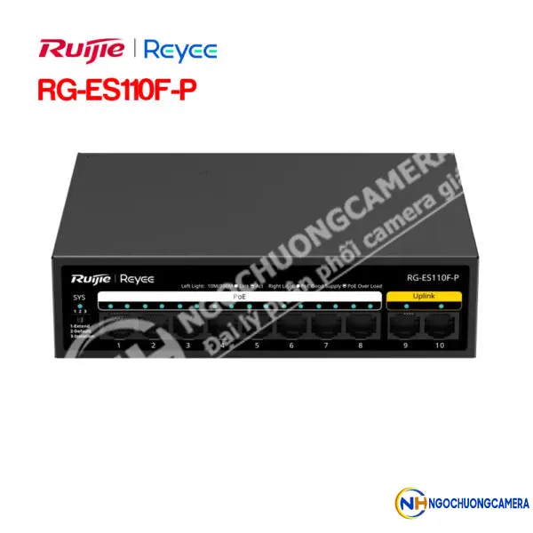Unmanaged switch 8 cổng RUIJIE REEYE RG-ES110F-P
